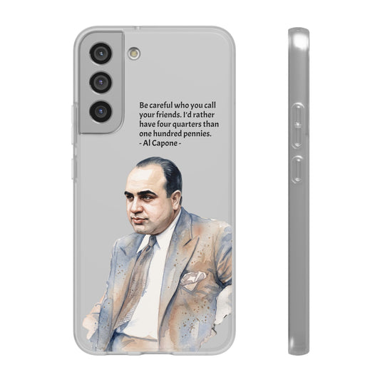 Vintage Crime Quote Flexi Samsung Galaxy Case