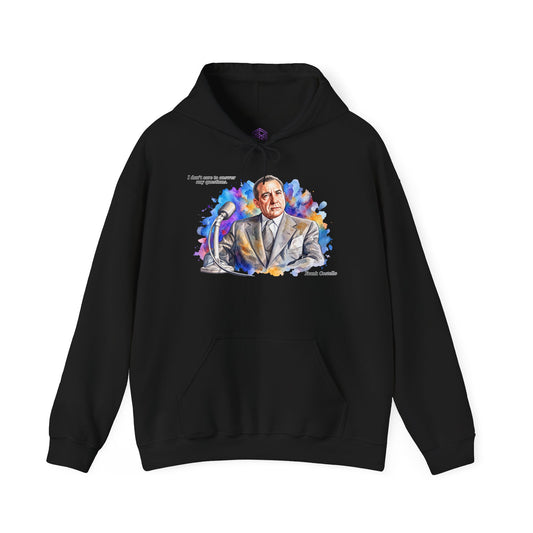 “I Don’t Care to Answer Any Questions” Unisex Hoodie