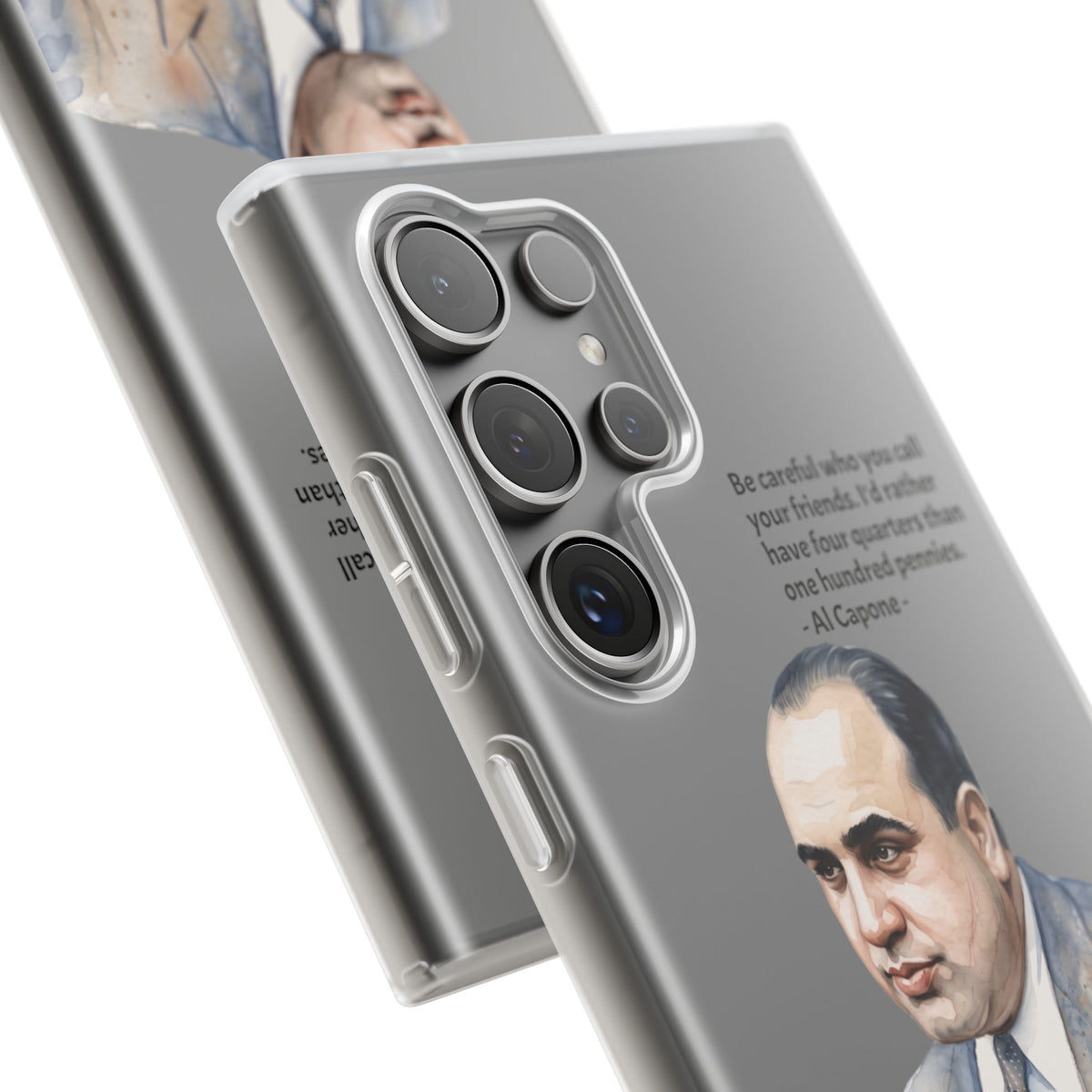Vintage Crime Quote Flexi Samsung Galaxy Case