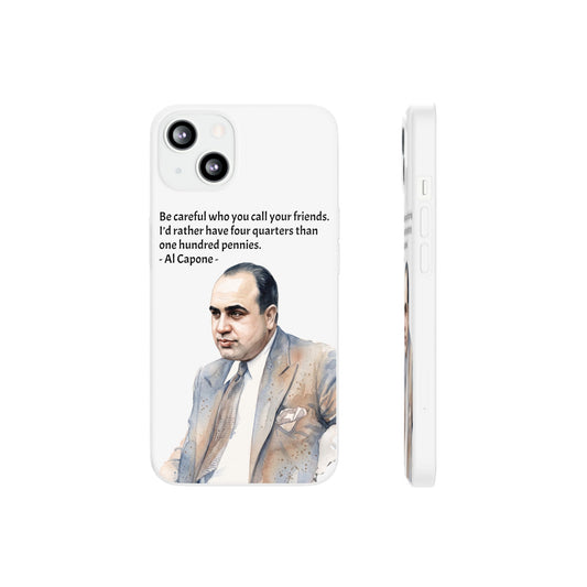Vintage Crime Quote Flexi iPhone Case