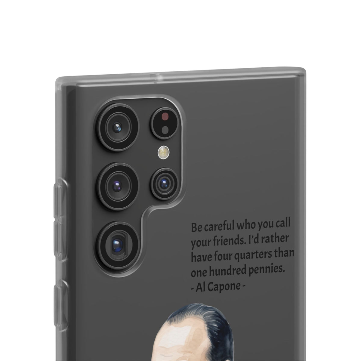 Vintage Crime Quote Flexi Samsung Galaxy Case