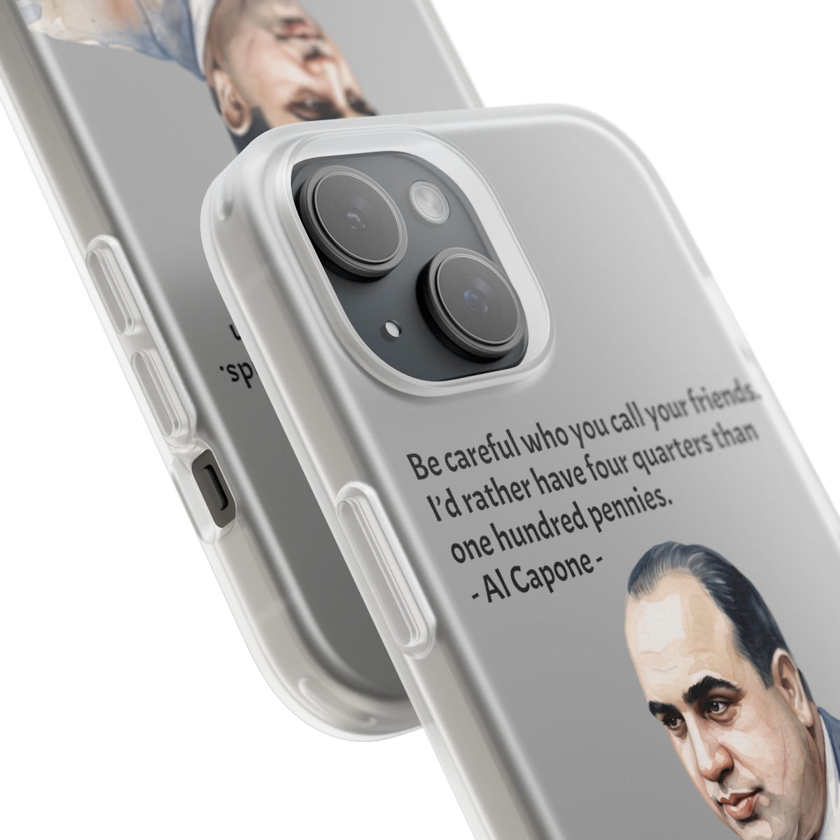 Vintage Crime Quote Flexi iPhone Case