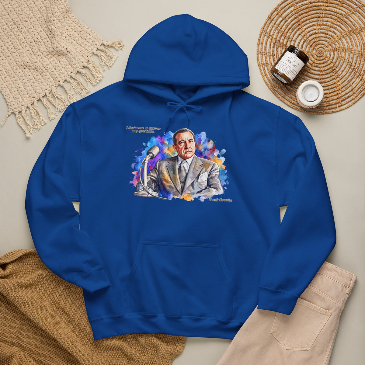 “I Don’t Care to Answer Any Questions” Unisex Hoodie