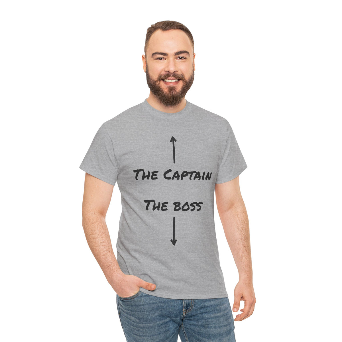 “Want to Speak to My Boss? Funny Captain & Boss Novelty T-Shirt”