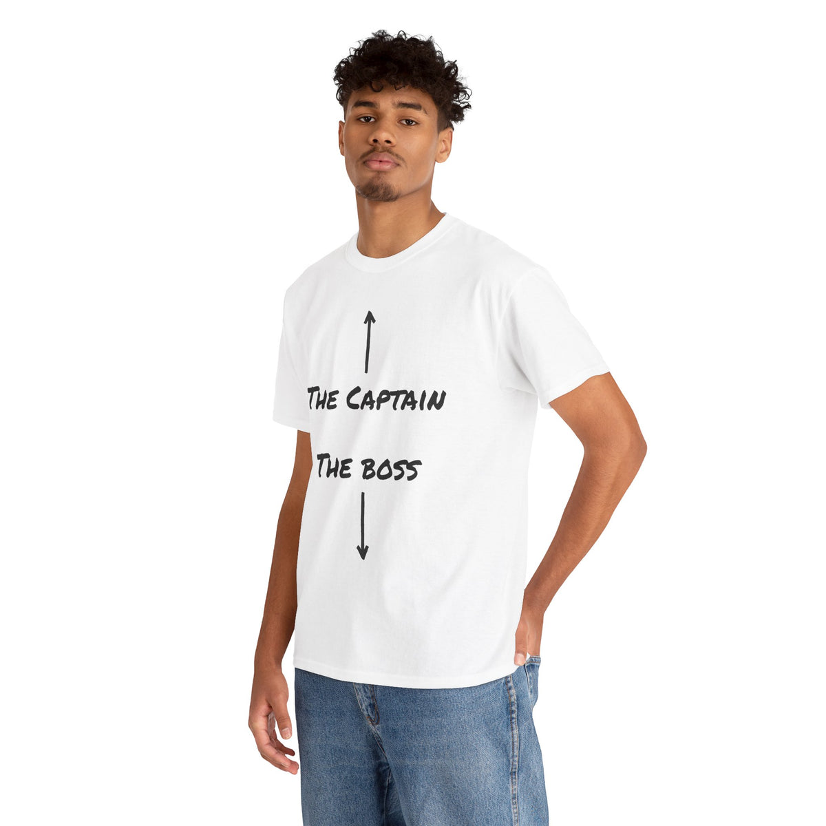 “Want to Speak to My Boss? Funny Captain & Boss Novelty T-Shirt”