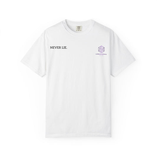 Never Lie Minimalist Quote Tee