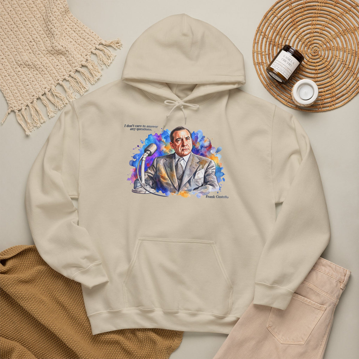 “I Don’t Care to Answer Any Questions” Unisex Hoodie