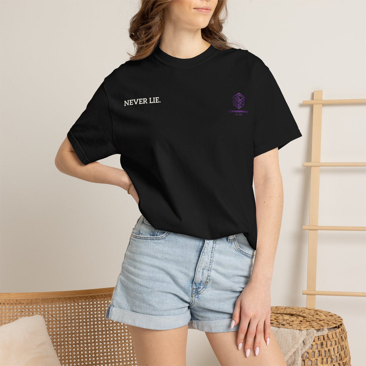 Never Lie Minimalist Quote Tee