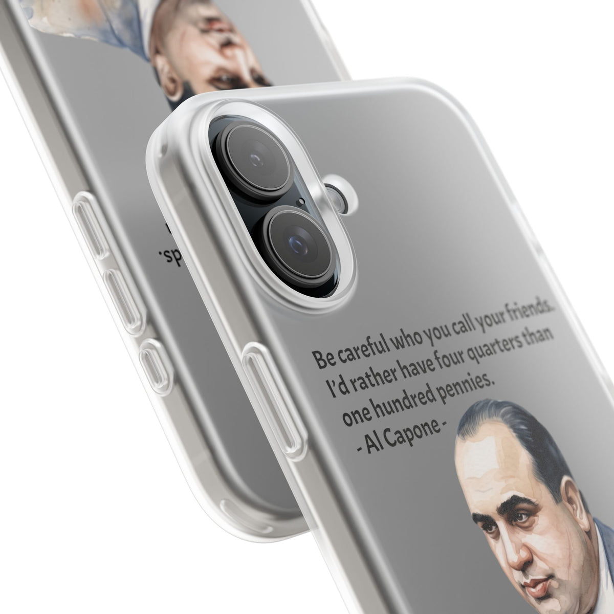 Vintage Crime Quote Flexi iPhone Case