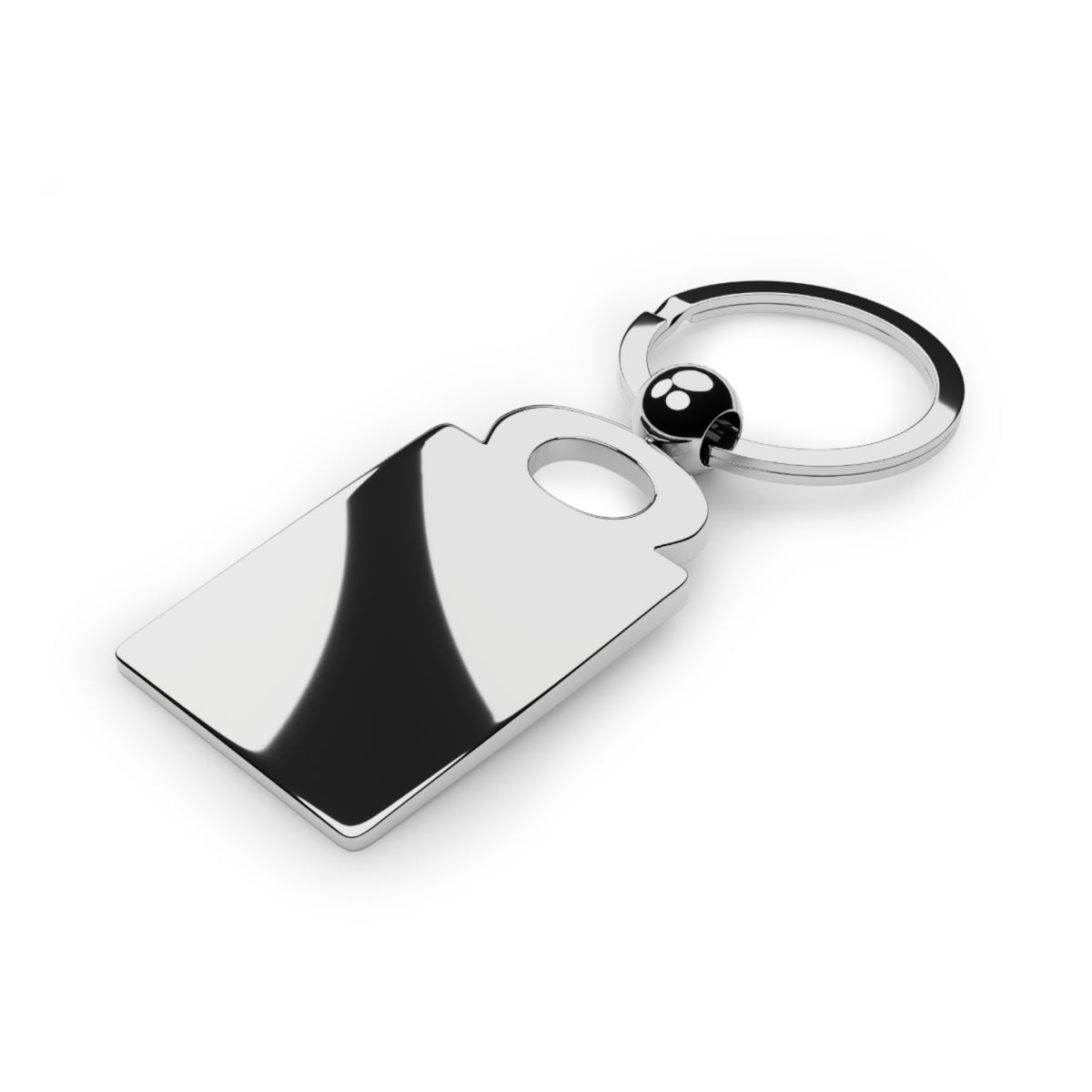 Vintage Crime Quote Rectangle Metal Keyring