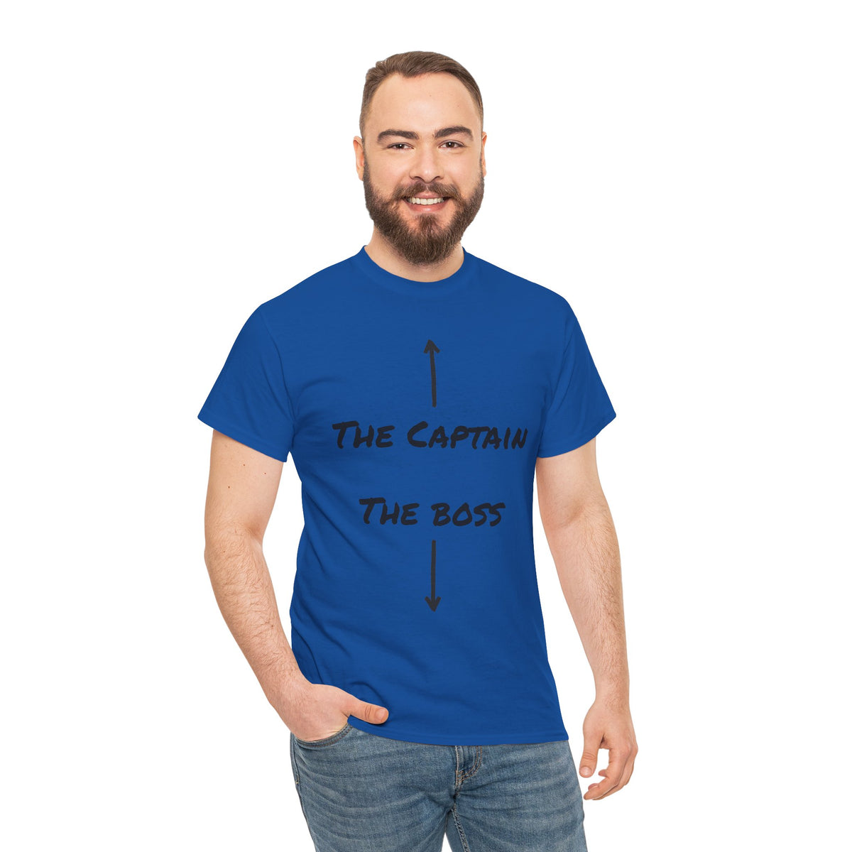 “Want to Speak to My Boss? Funny Captain & Boss Novelty T-Shirt”