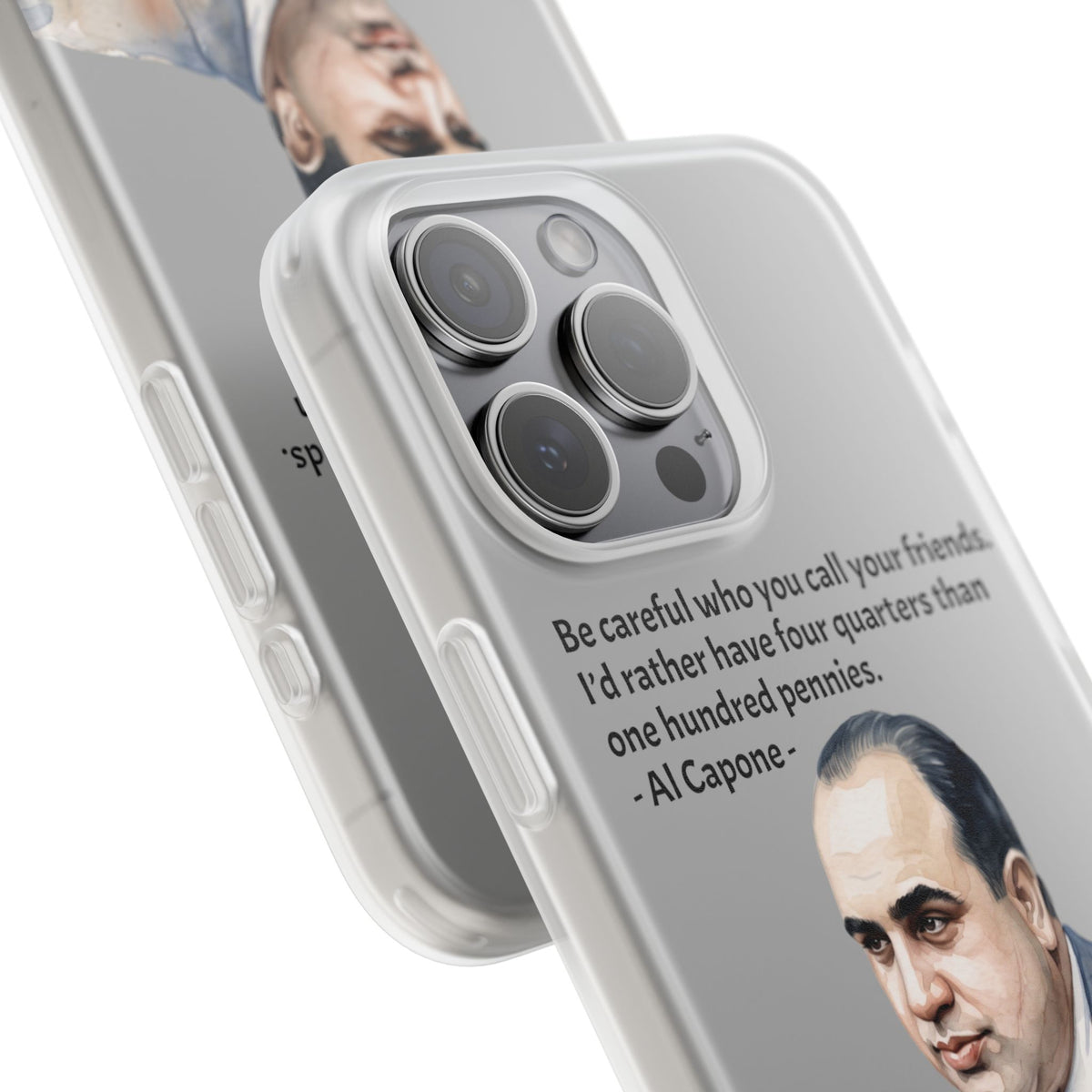 Vintage Crime Quote Flexi iPhone Case