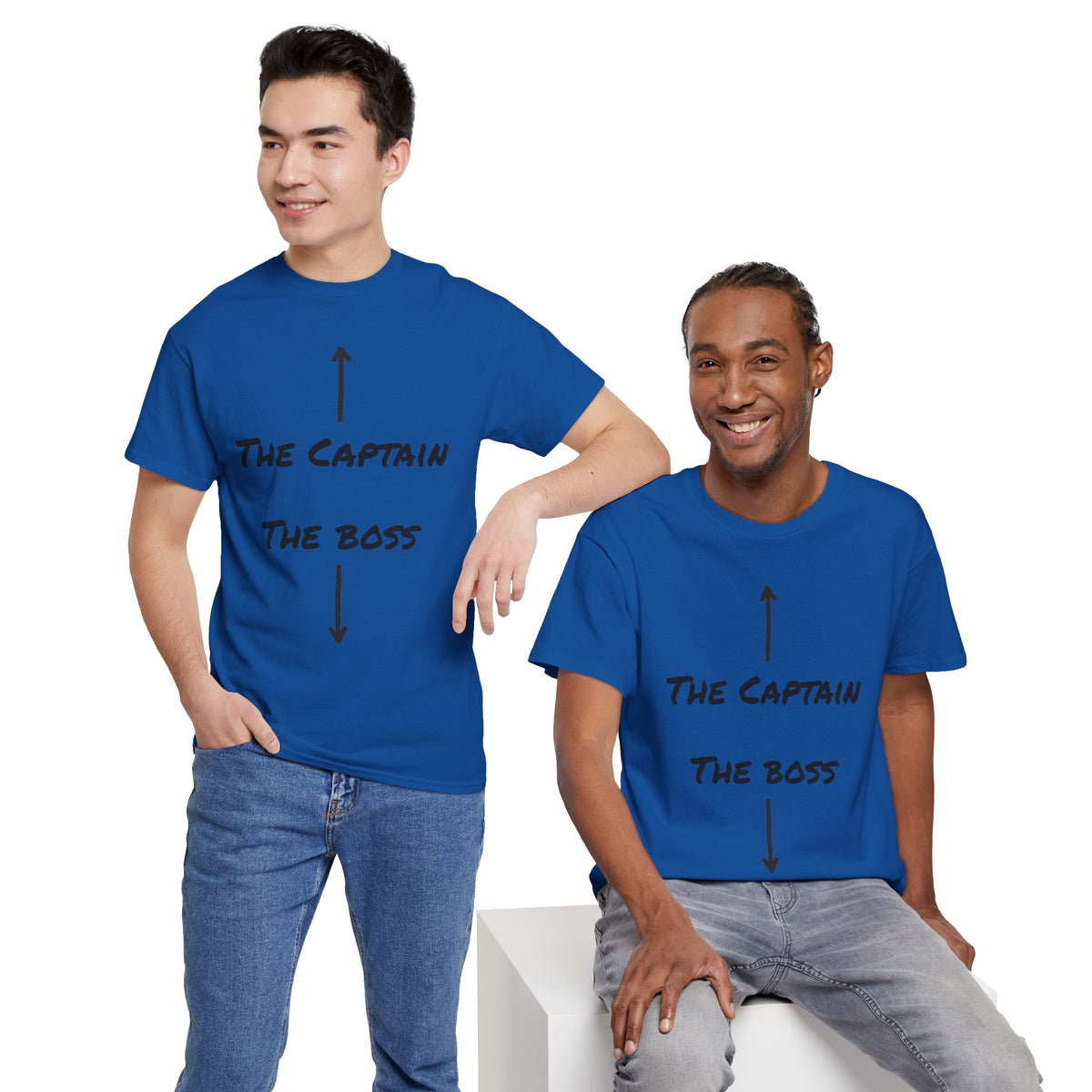 “Want to Speak to My Boss? Funny Captain & Boss Novelty T-Shirt”