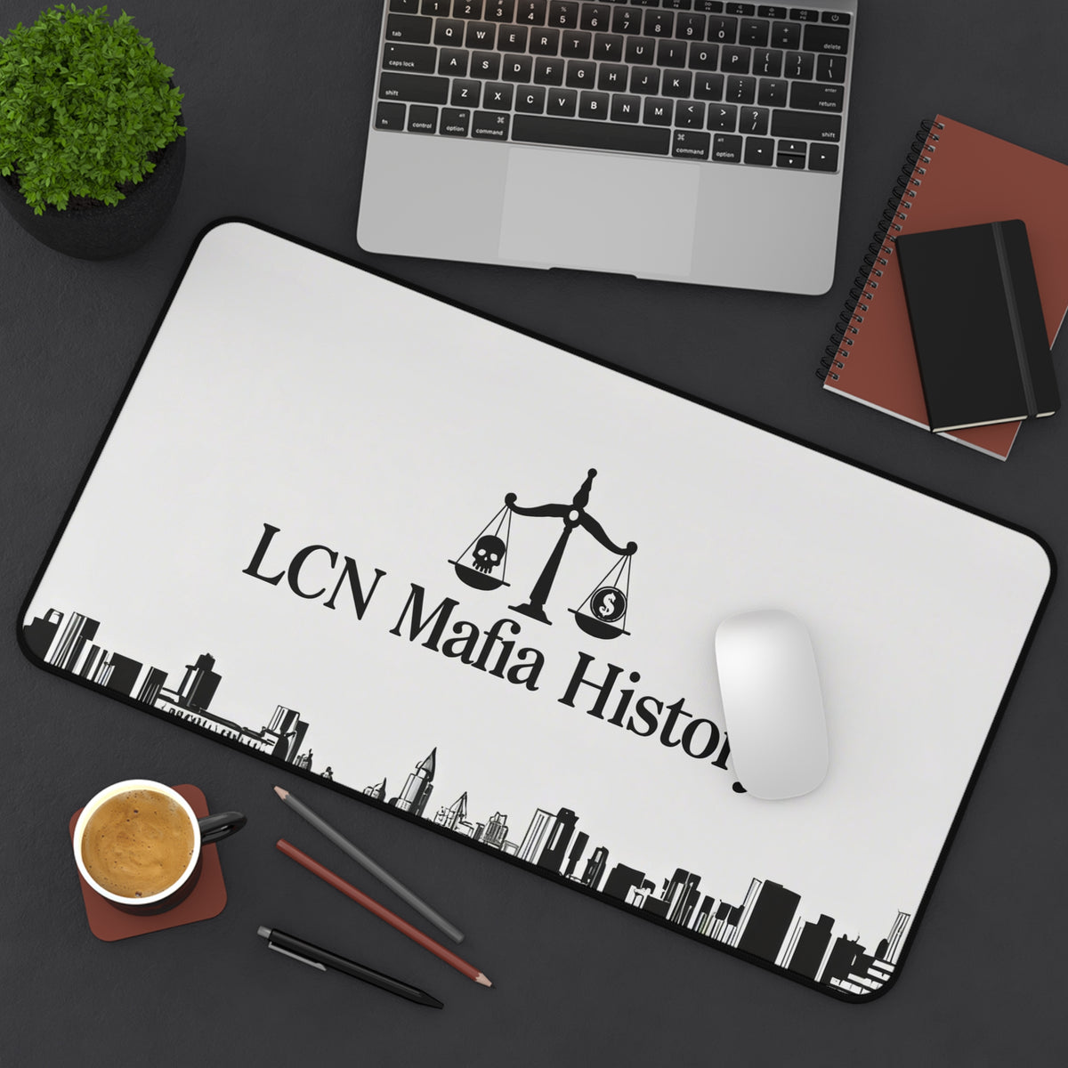 LCN Mafia History Skyline Desk Mat