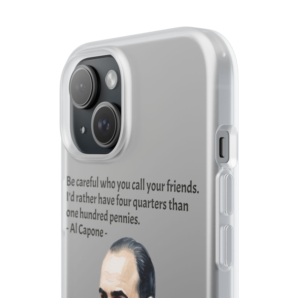 Vintage Crime Quote Flexi iPhone Case