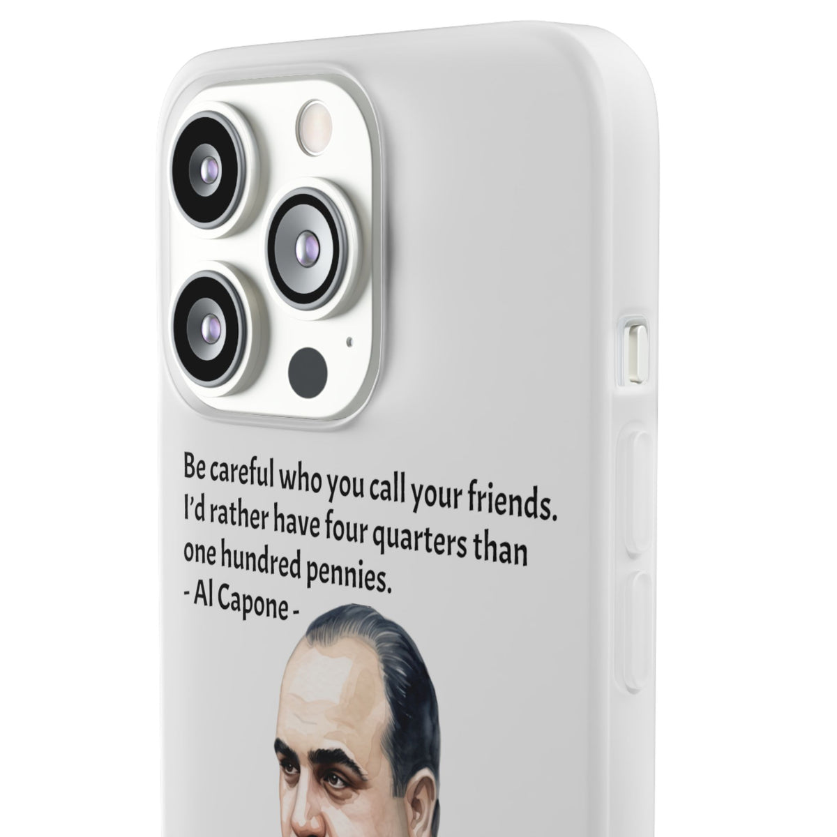 Vintage Crime Quote Flexi iPhone Case
