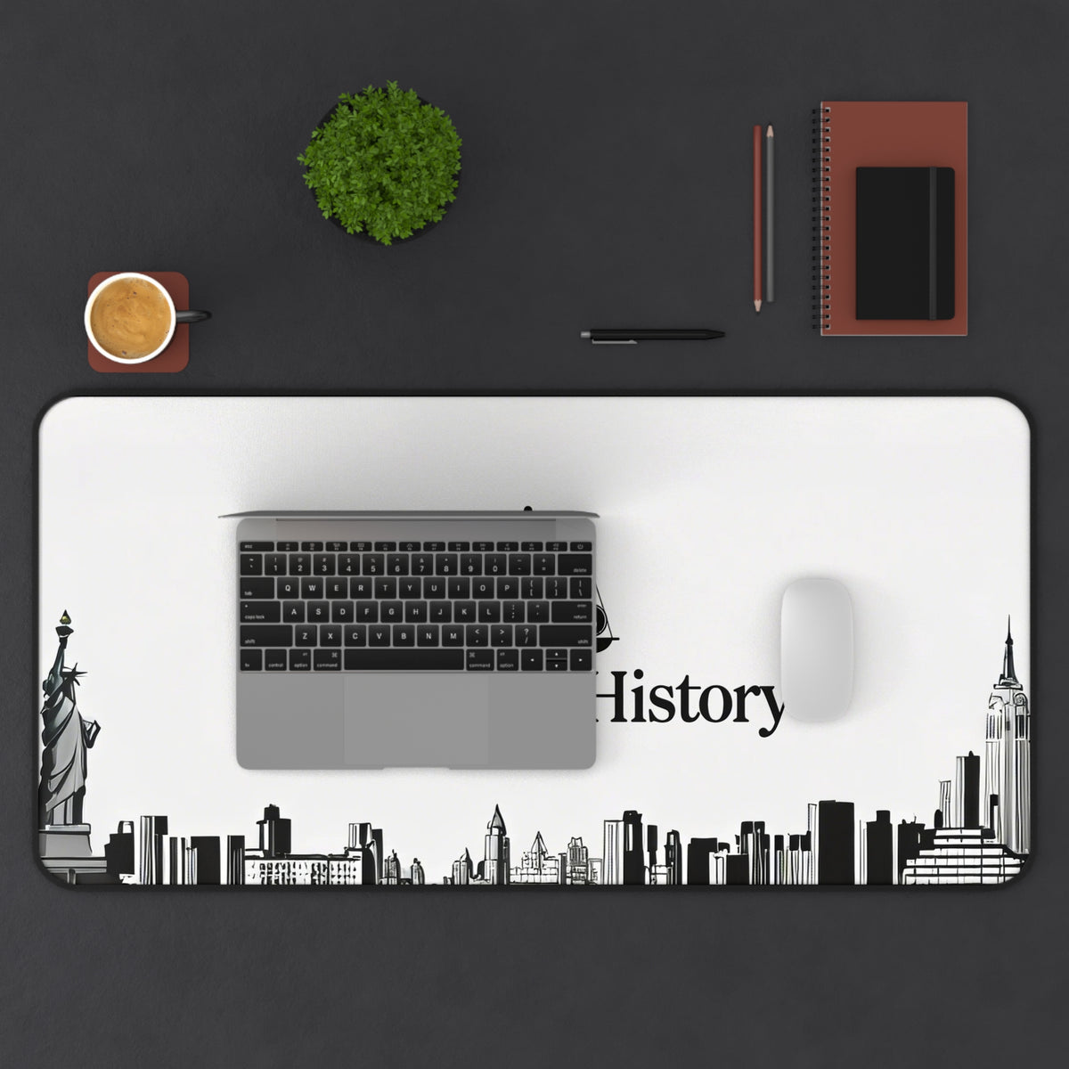LCN Mafia History Skyline Desk Mat