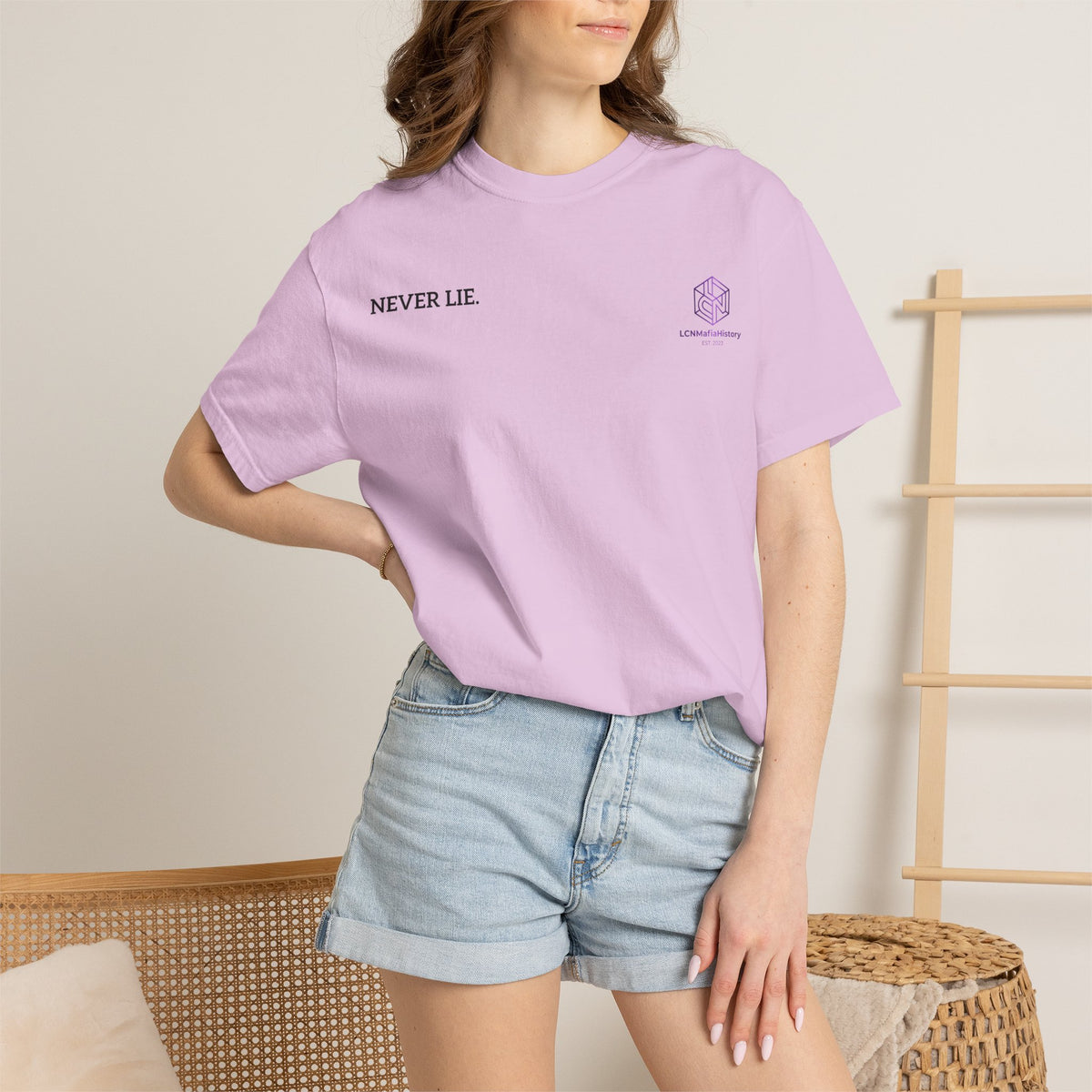 Never Lie Minimalist Quote Tee
