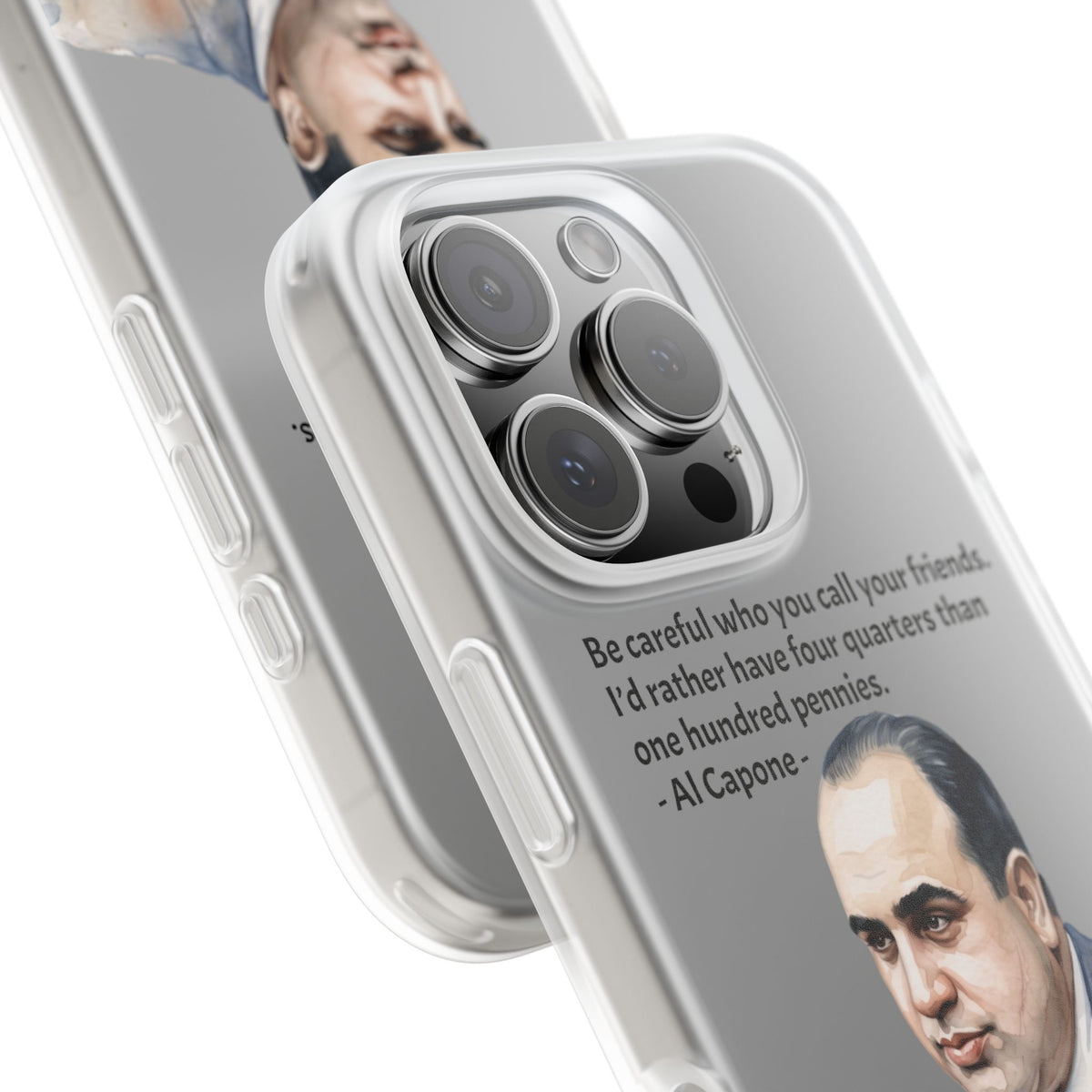 Vintage Crime Quote Flexi iPhone Case