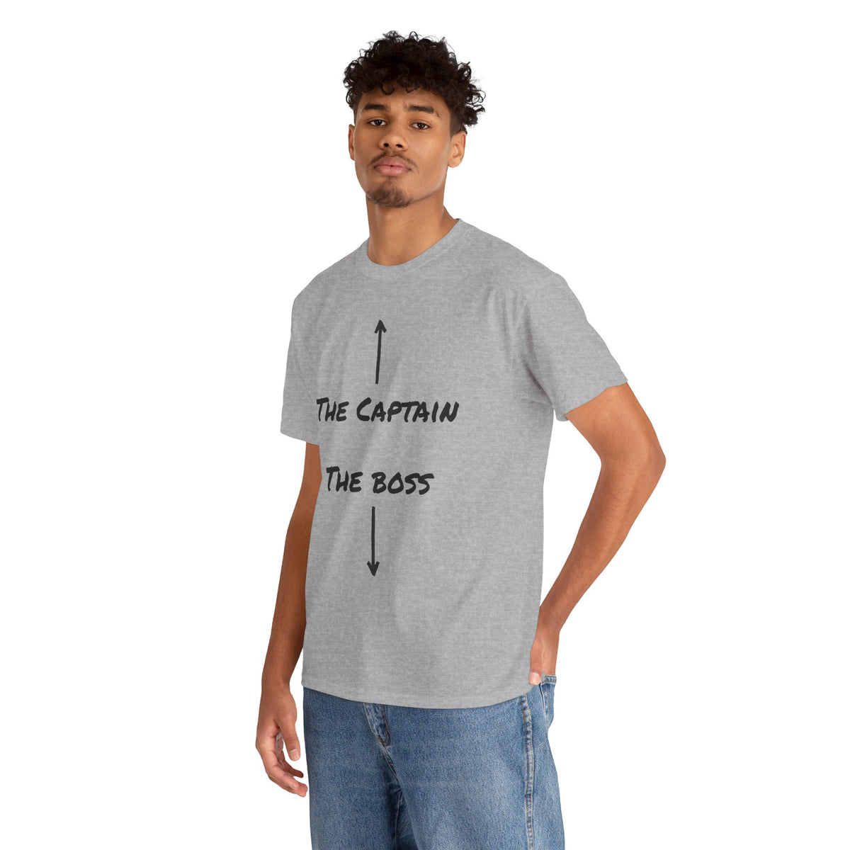 “Want to Speak to My Boss? Funny Captain & Boss Novelty T-Shirt”
