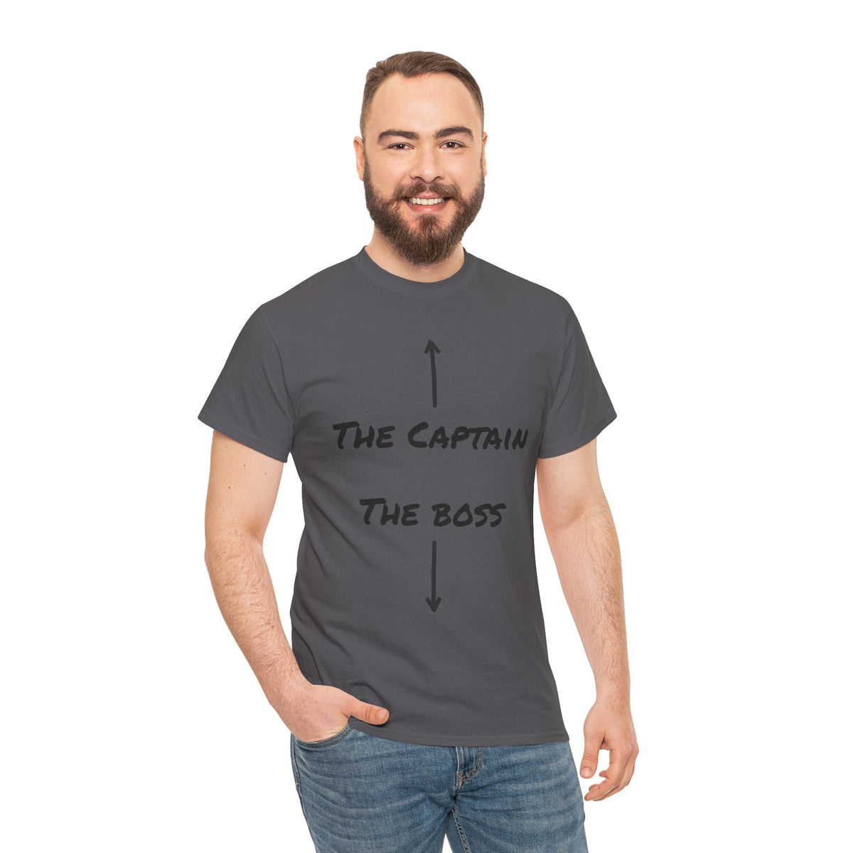 “Want to Speak to My Boss? Funny Captain & Boss Novelty T-Shirt”