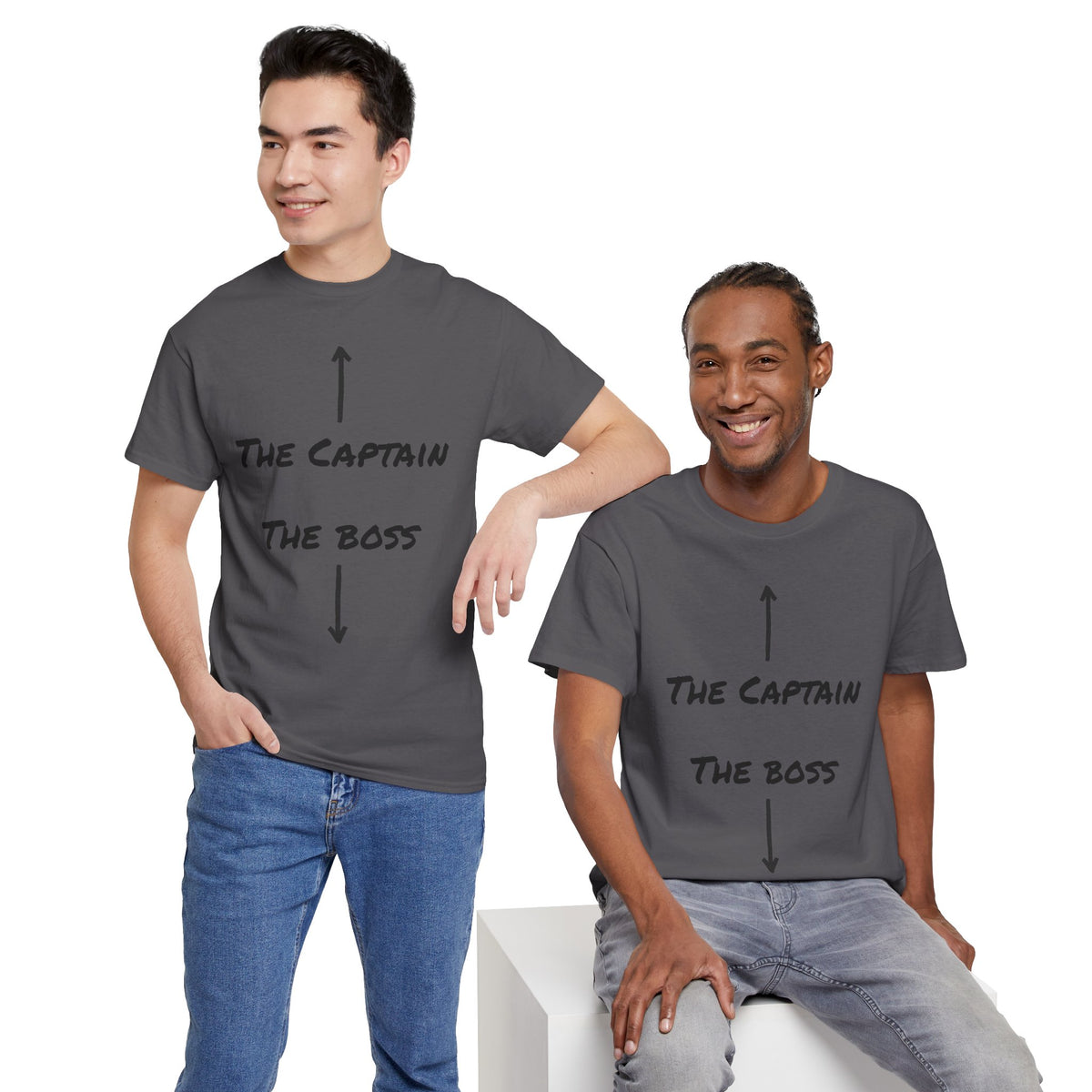 “Want to Speak to My Boss? Funny Captain & Boss Novelty T-Shirt”
