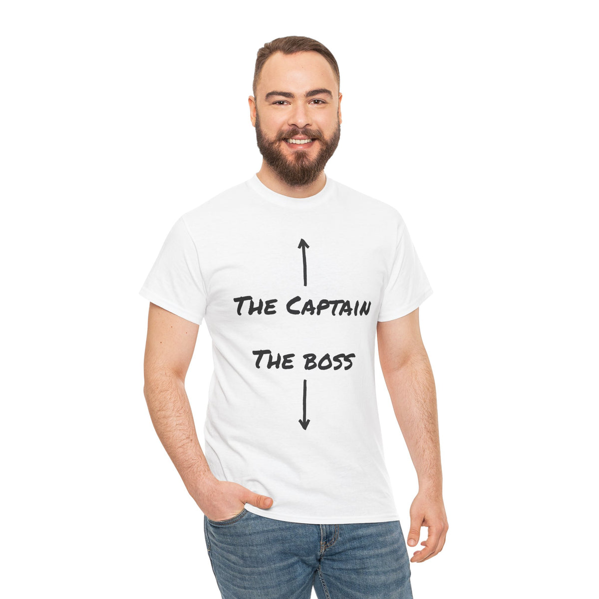 “Want to Speak to My Boss? Funny Captain & Boss Novelty T-Shirt”