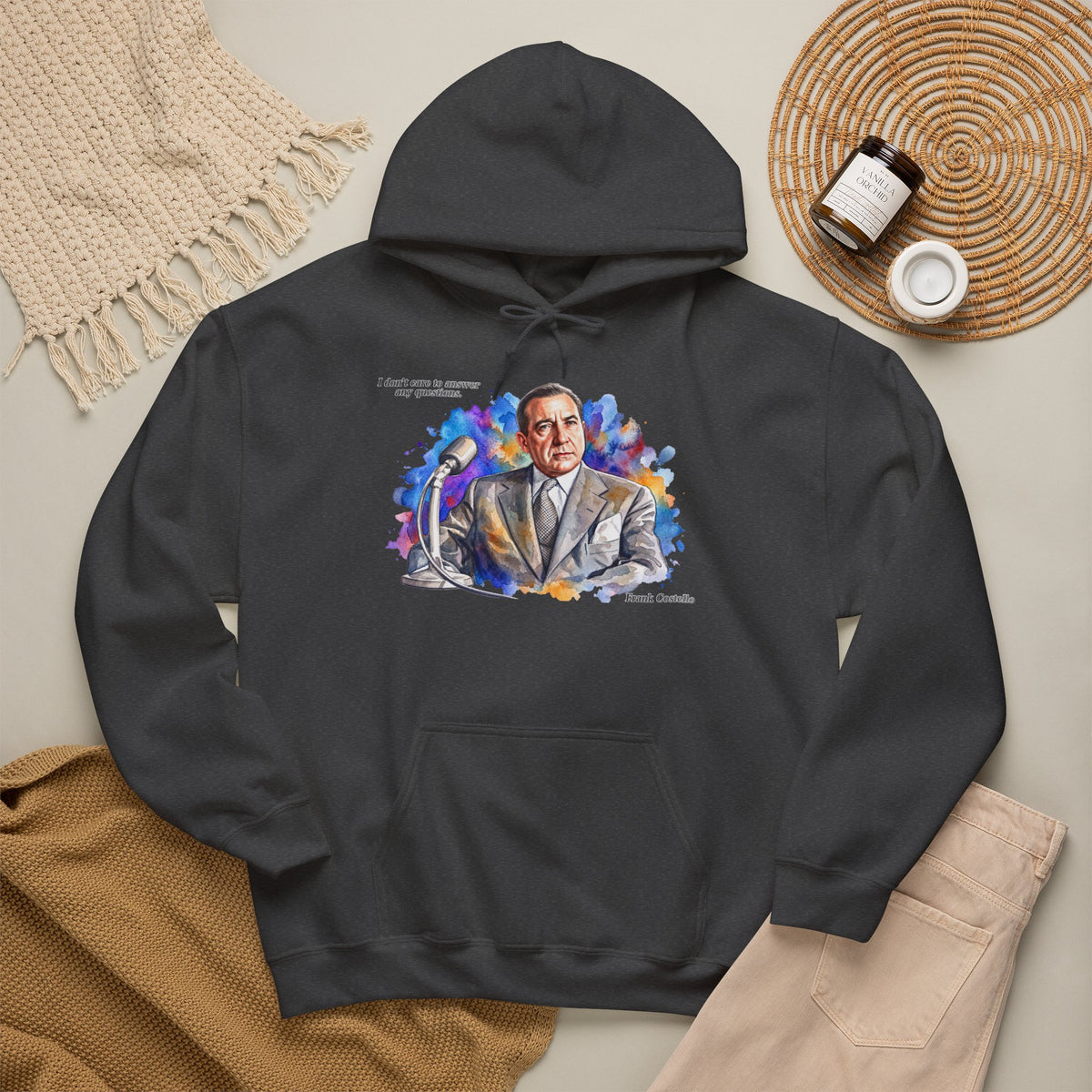 “I Don’t Care to Answer Any Questions” Unisex Hoodie