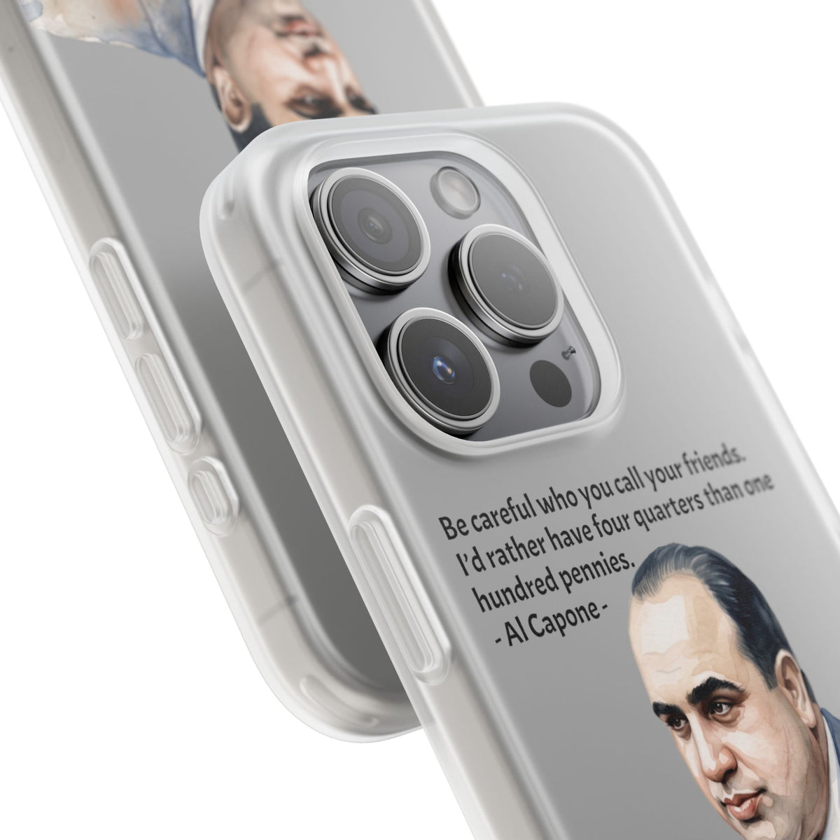 Vintage Crime Quote Flexi iPhone Case