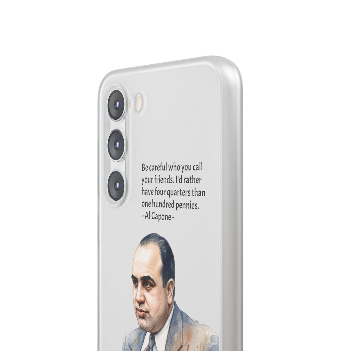 Vintage Crime Quote Flexi Samsung Galaxy Case