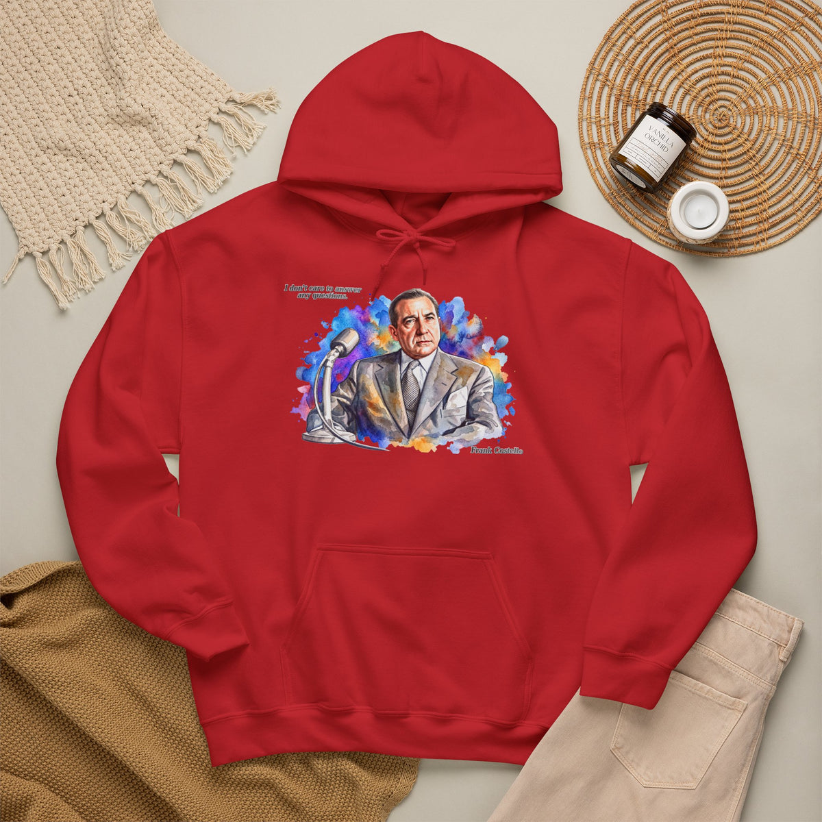 “I Don’t Care to Answer Any Questions” Unisex Hoodie