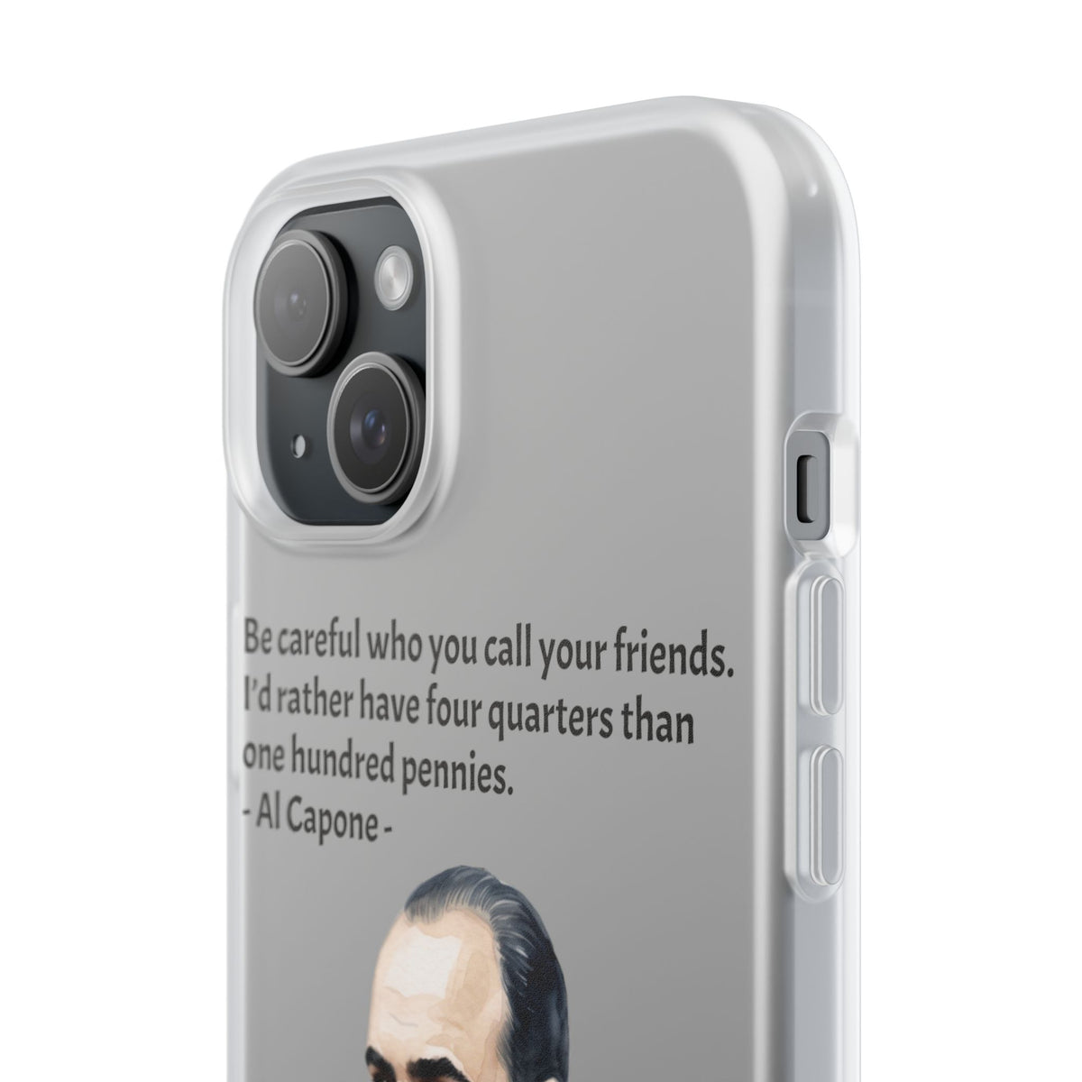 Vintage Crime Quote Flexi iPhone Case