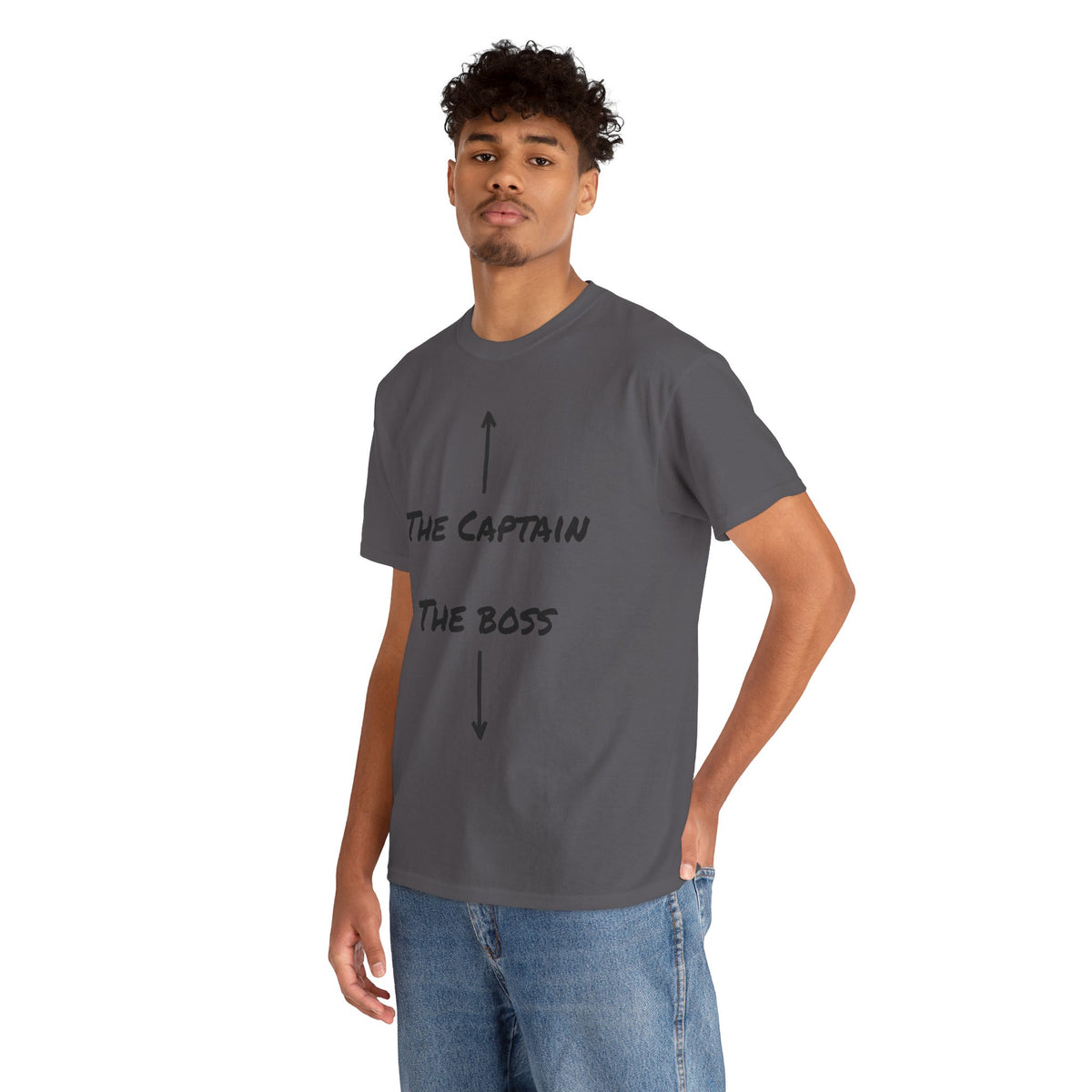 “Want to Speak to My Boss? Funny Captain & Boss Novelty T-Shirt”