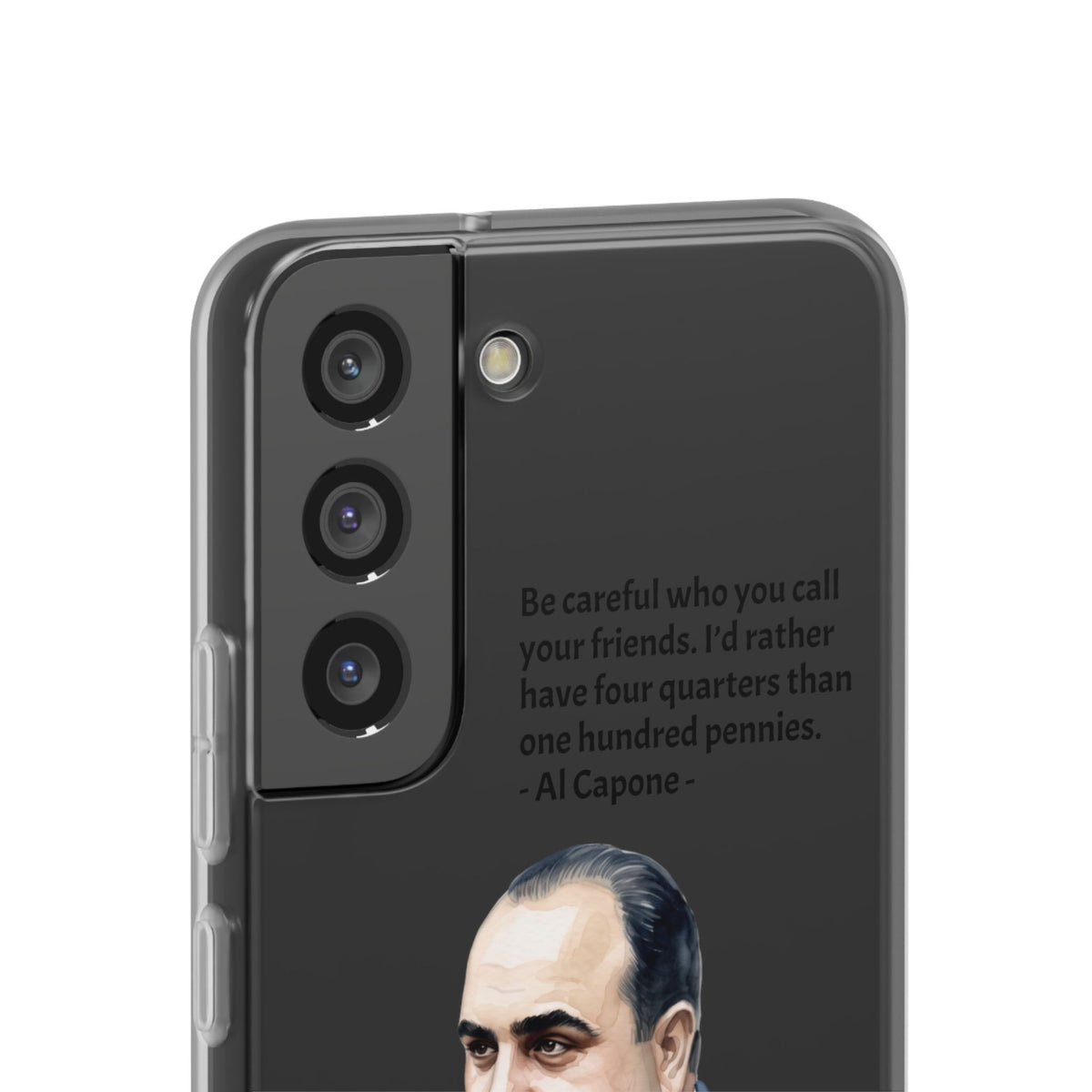 Vintage Crime Quote Flexi Samsung Galaxy Case