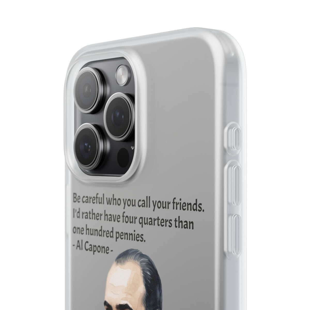 Vintage Crime Quote Flexi iPhone Case