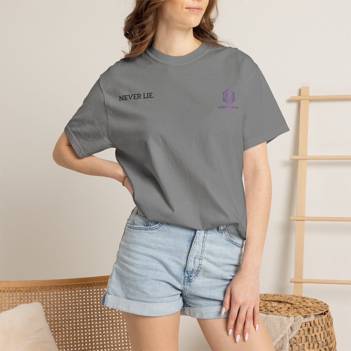 Never Lie Minimalist Quote Tee
