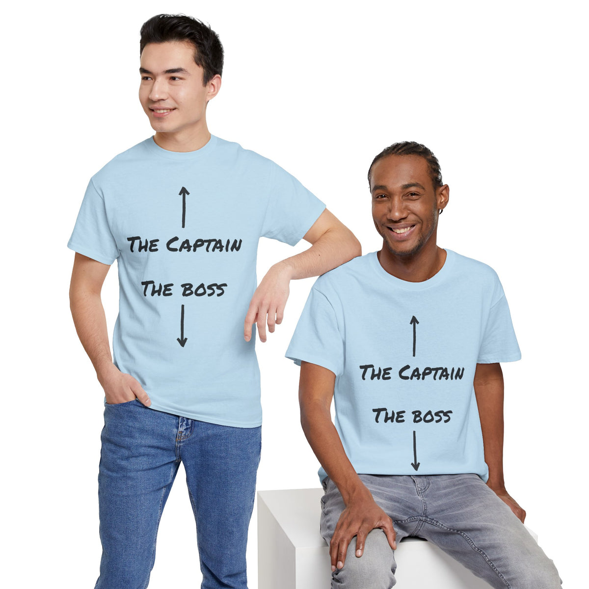 “Want to Speak to My Boss? Funny Captain & Boss Novelty T-Shirt”