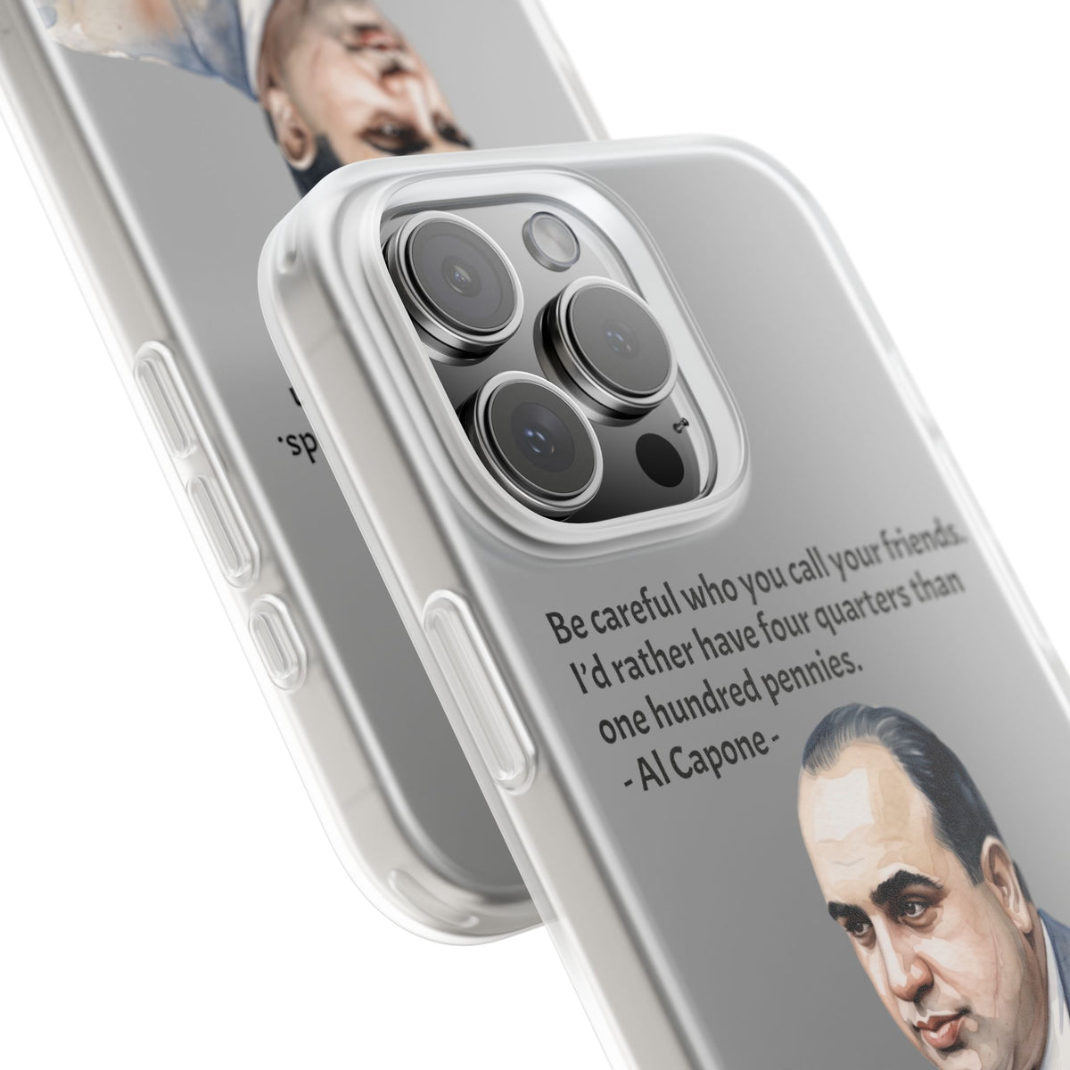 Vintage Crime Quote Flexi iPhone Case