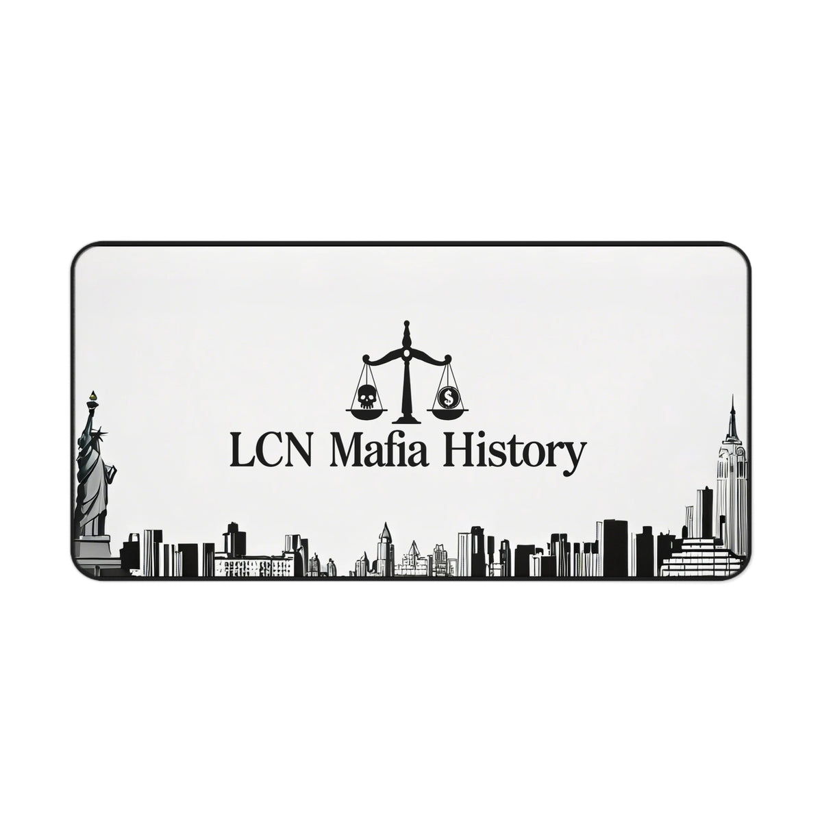 LCN Mafia History Skyline Desk Mat