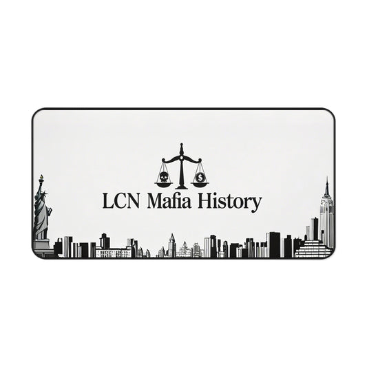 LCN Mafia History Skyline Desk Mat