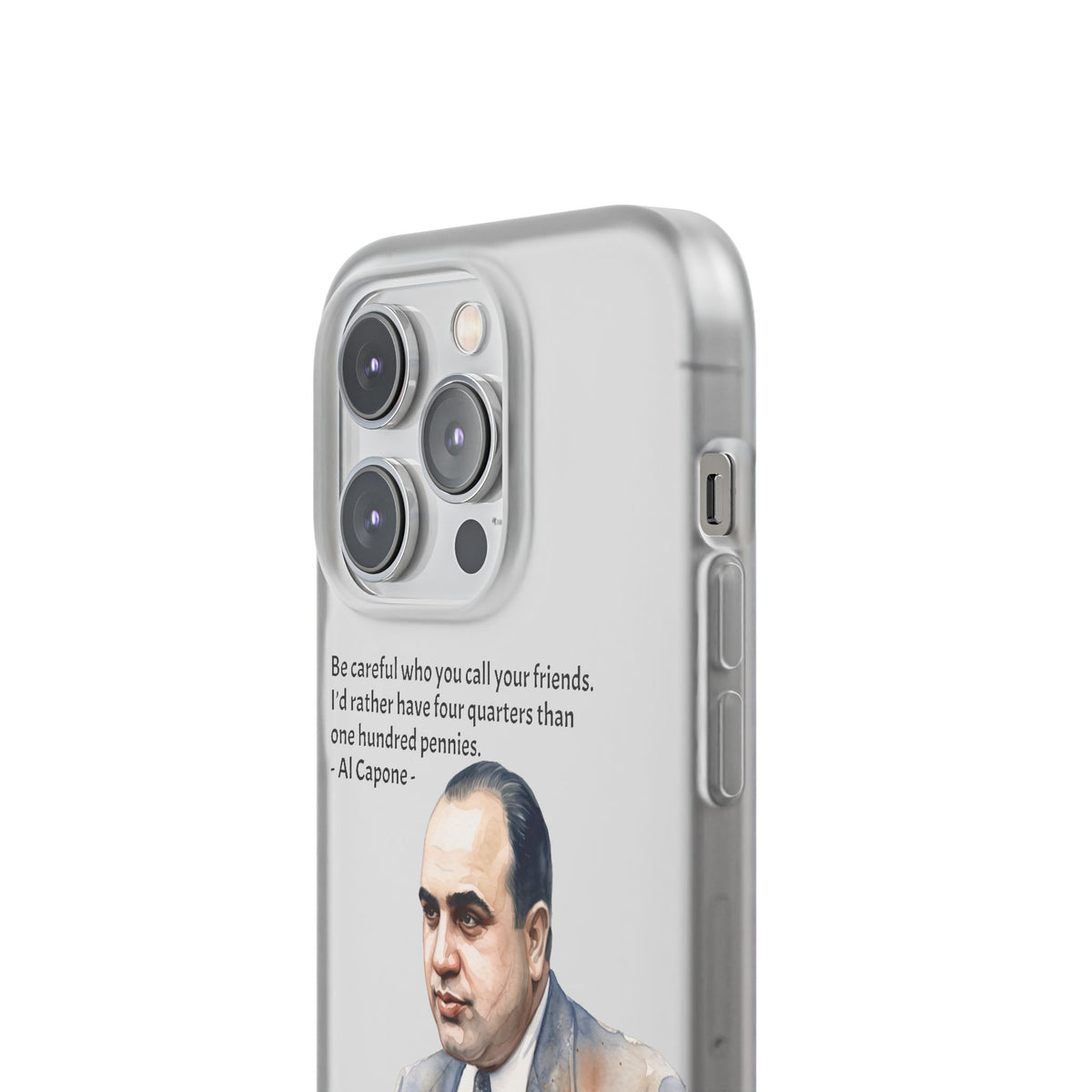 Vintage Crime Quote Flexi iPhone Case