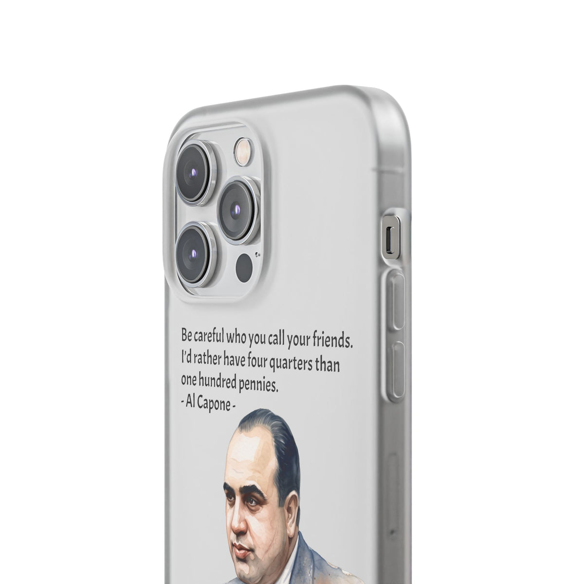 Vintage Crime Quote Flexi iPhone Case