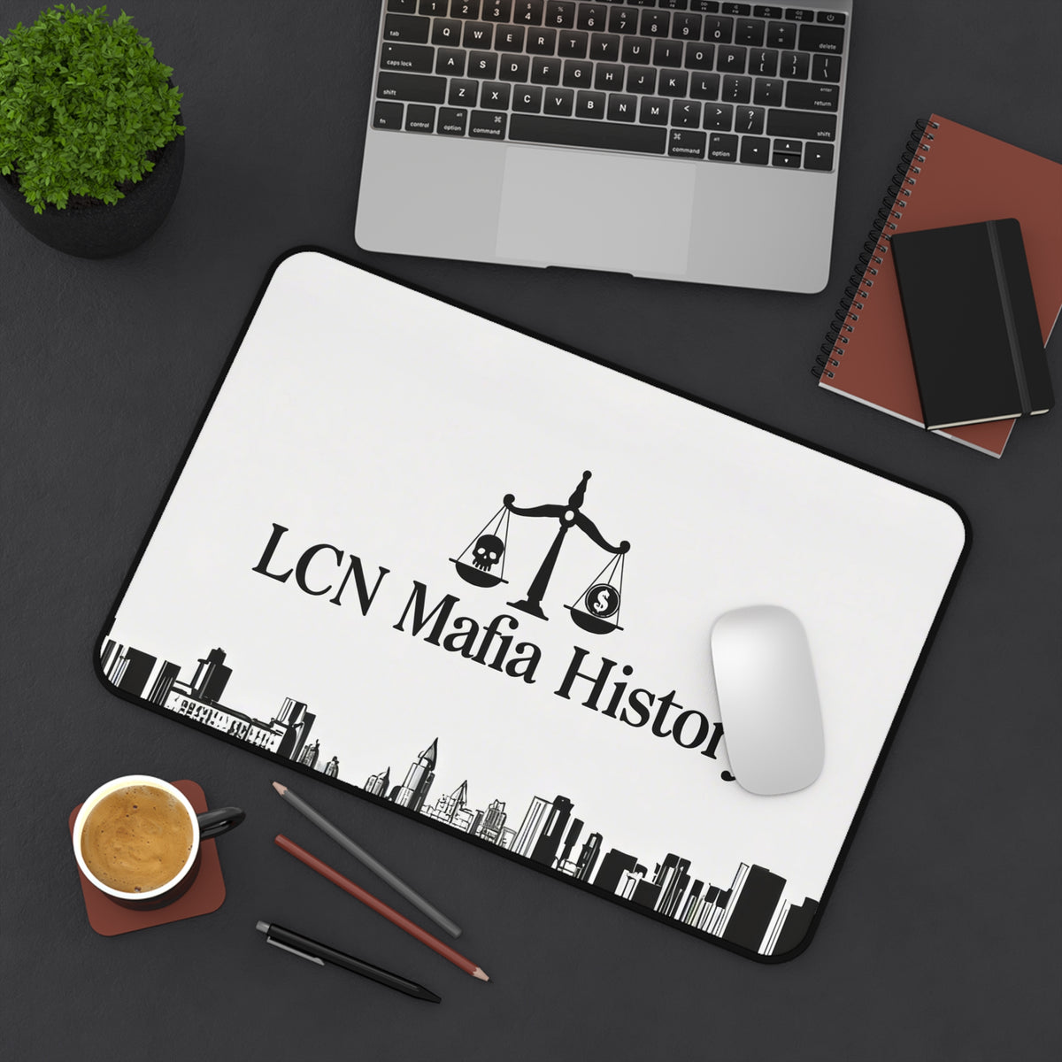 LCN Mafia History Skyline Desk Mat