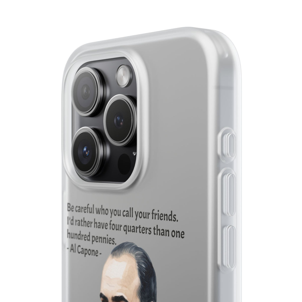 Vintage Crime Quote Flexi iPhone Case
