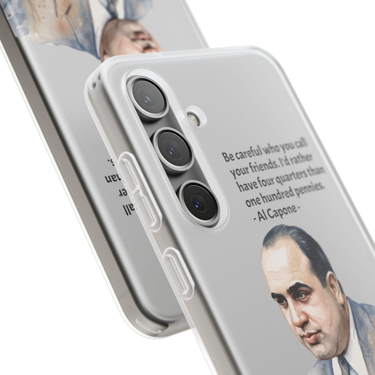 Vintage Crime Quote Flexi Samsung Galaxy Case
