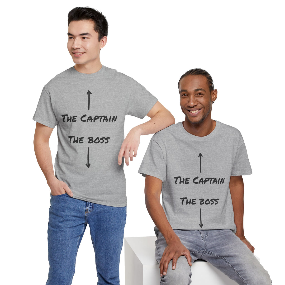 “Want to Speak to My Boss? Funny Captain & Boss Novelty T-Shirt”