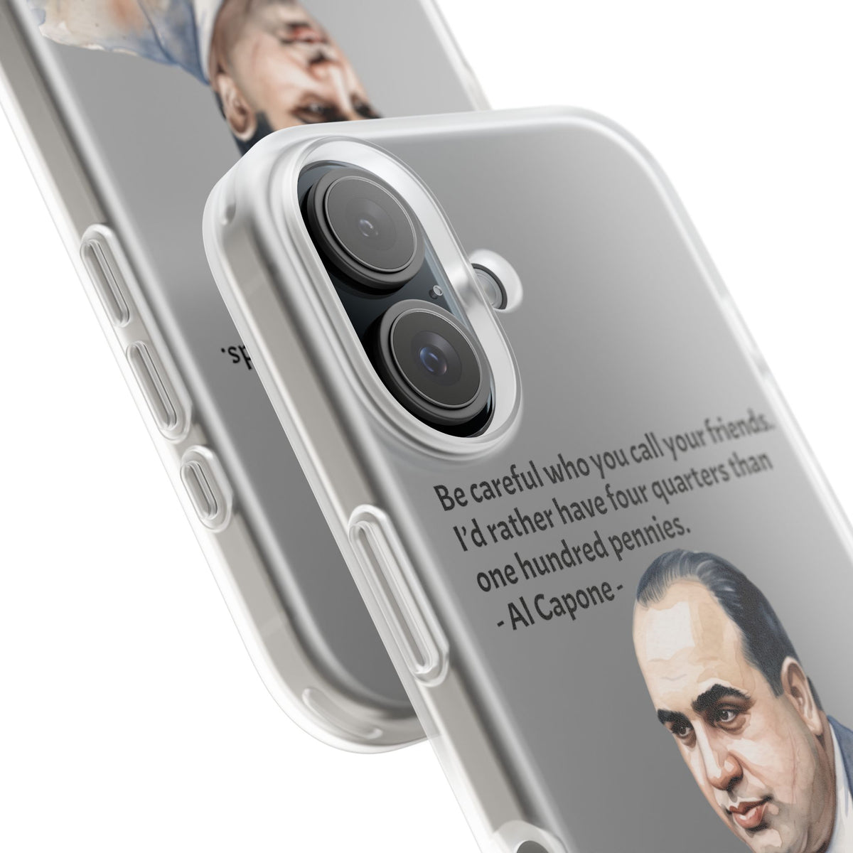 Vintage Crime Quote Flexi iPhone Case