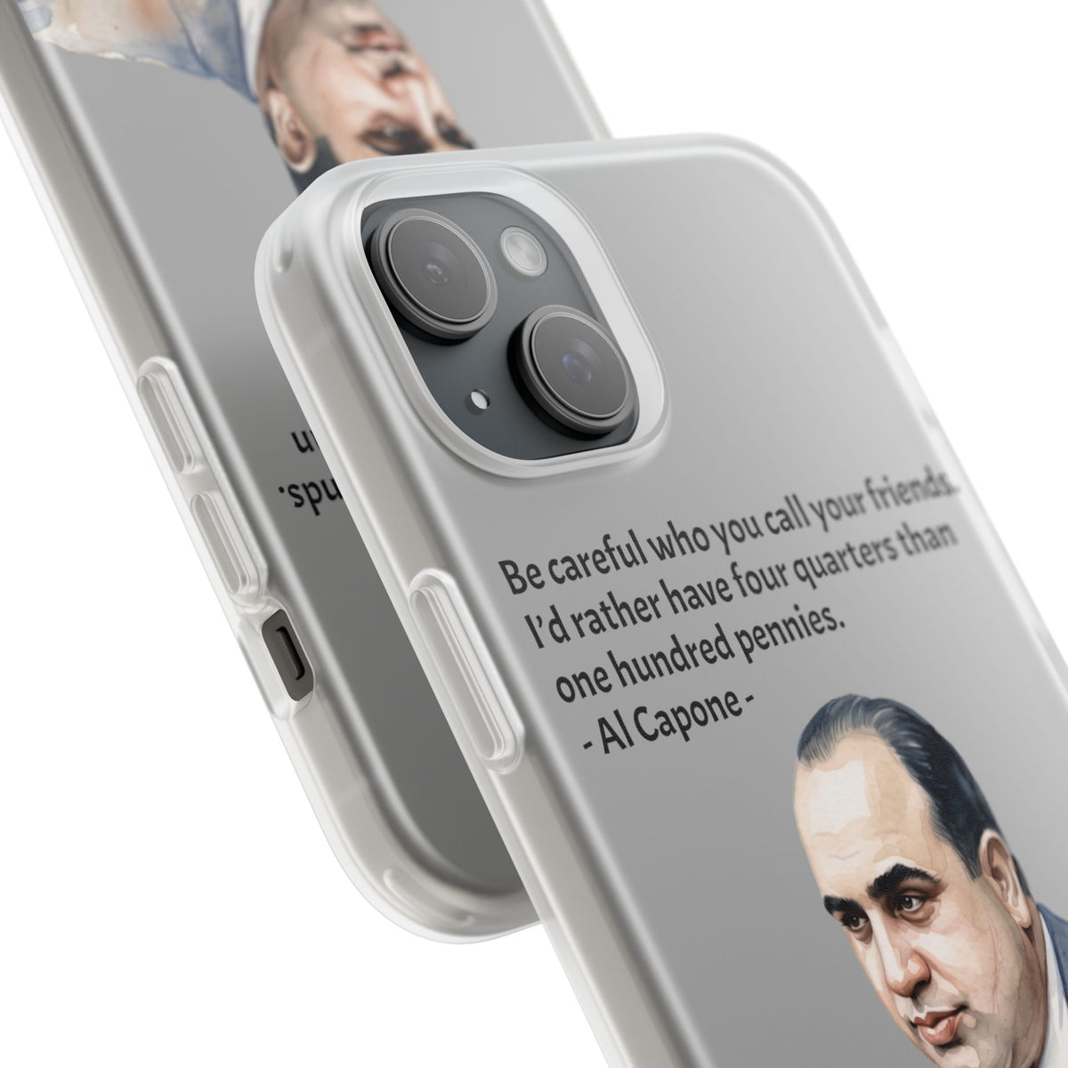 Vintage Crime Quote Flexi iPhone Case