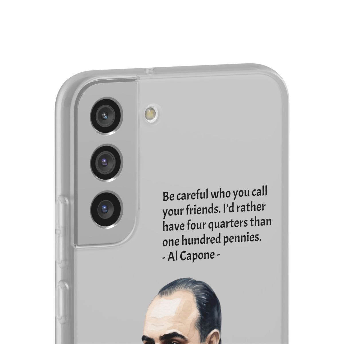 Vintage Crime Quote Flexi Samsung Galaxy Case
