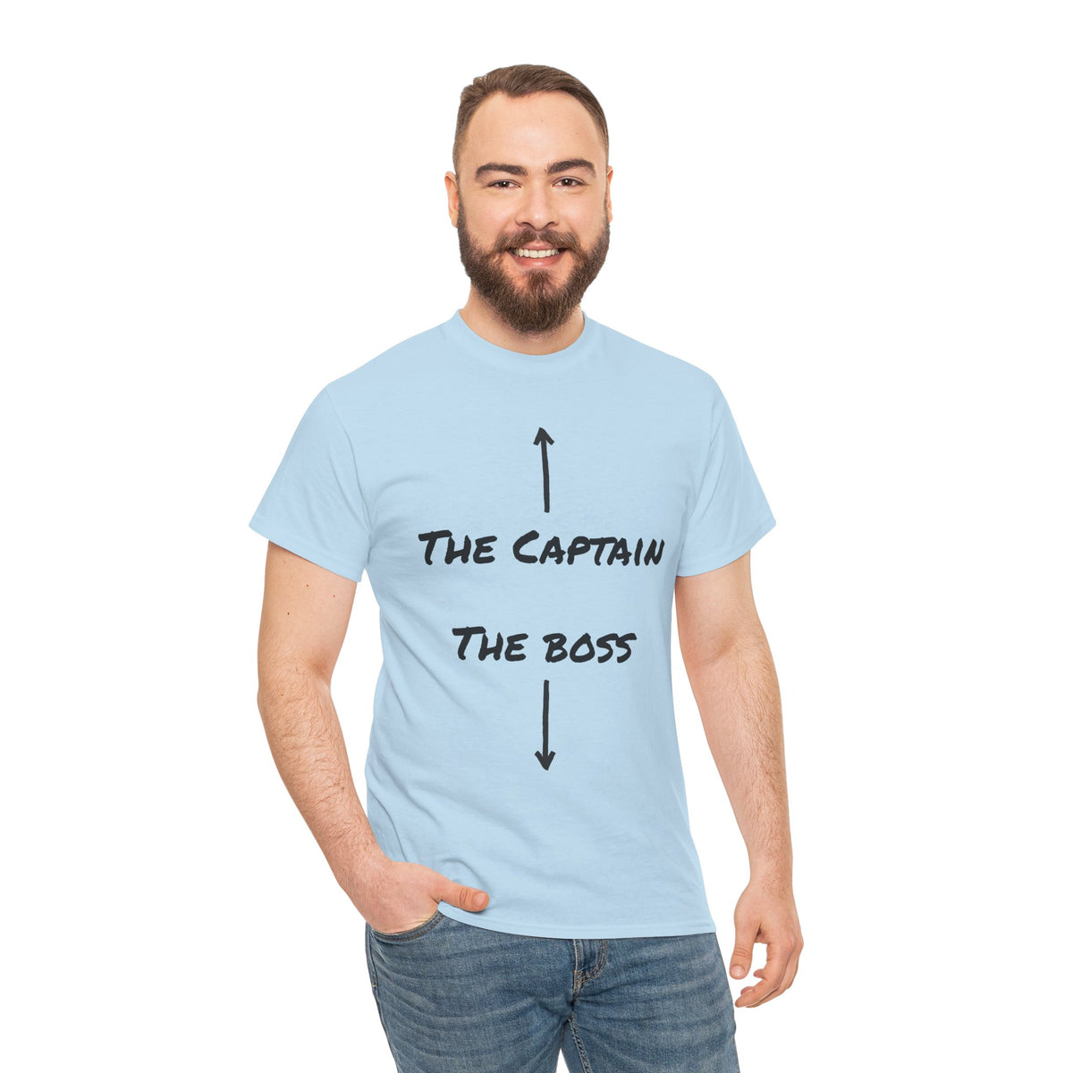 “Want to Speak to My Boss? Funny Captain & Boss Novelty T-Shirt”